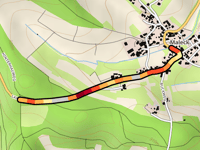 Landstrasse vanuit Maleck