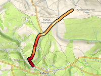 Lang Combe Head / Great Rowbarrow von Exford