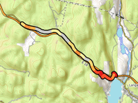 Langangsvegen desde Langangen