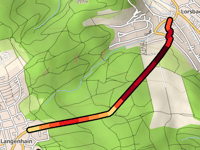 Langenhain von Lorsbach über Bergweg