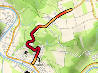 Langenhardstrasse da Rikon im Tösstal