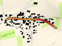 Längenmoos über Dorfstrasse