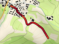 Langlochweg über Lindenweg
