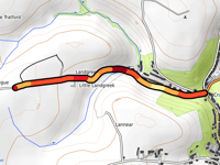 Langreek Road von Crumplehorn