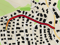Lärchenstrasse via Rainstrasse