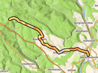 Lärchhöhe da Marktheidenfeld via Oberndorf