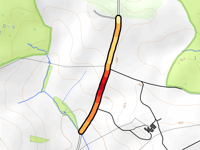 Launde Road von Loddington