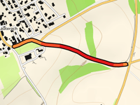 Lautertalstrasse from Lauterach