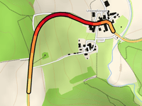 Lautertalstrasse da Unterwilzingen