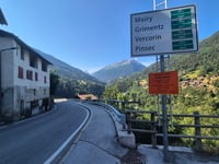 Barrage de Moiry from Sierre via Grimentz