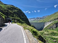 Barrage de Moiry from Sierre via Grimentz