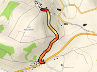 Le Bouchet przez Chemin du Puy