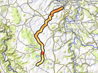 Le Bouchet Saint Nicolas z Le-Puy-en-Velay