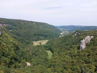 Le Fer à Cheval vanuit Les Planches près Arbois