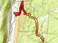 Route Forestière des Charbonnières / Grand Larve von Saint-Agnan-en-Vercors