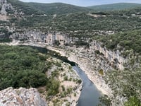 Le Mazet depuis Saint Martin d'Ardèche