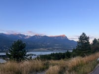 Le Méans von Embrun über Puy Sanières