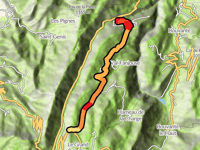 Le Petit Echaillon von Les Fogès über Col de Bioux