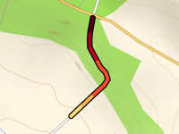 Le Pied du Bois über Chemin de Saint-Saudens