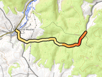 Le Poteau de Froidmont from Thin-le-Moutier