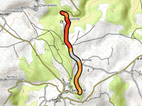 Le Puy de Bennac da Chaussine