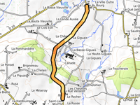Le Rocher z La Lande du Bourg