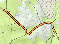 Le Stockay / Route de l'Ancienne Douane from Les trôs Marets