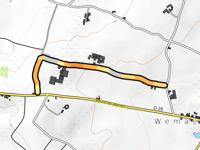 Le Tom przez Petit Chemin d'Ochtezeele
