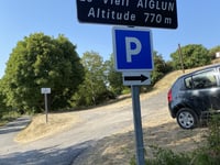 Le Vieil Aiglun vanuit Aiglun