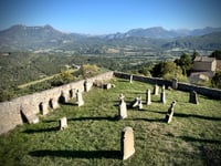 Le Vieil Aiglun desde Aiglun