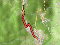Le Villard des Alues über Route du Villard