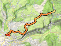 Le Vintrou desde Mazamet por Route du Vintrou
