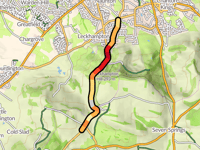 Leckhampton Hill über Old Bath Road