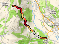 Lees Road von Darley Bridge
