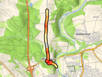 Leichenbühl über Mühlberg