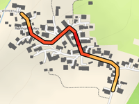 Leitenbergstrasse via Weihertalstrasse