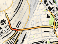 Leopold Road via Gap Road