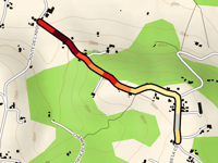 Leplace da Moutène via Côte Rouge