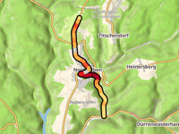 Lerchenhügel vanuit Stoffelsmühle via Nordhalben