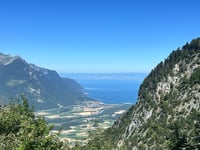 Les Agites von Yvorne
