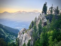 Les Arcs vanuit Bourg Saint Maurice via Bois de Saule
