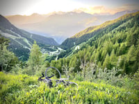 Les Arcs vanuit Bourg Saint Maurice via Bois de Saule
