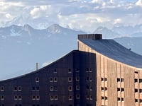 Les Arcs vanuit Bourg Saint Maurice via Bois de Saule