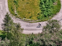 Les Arcs from Bourg Saint Maurice via Bois de Saule