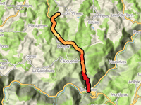 Les Cayrelles from La Malène