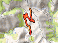 Les Cros from Rochettes Hautes