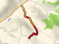Les Fontirolles depuis La Sarraude