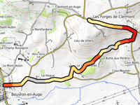 Les Forges de Clermont von Beuvron-en-Auge über Les échelleries