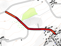 Les Gardes von La Picoulière über Rue de la Colline