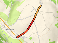 Les Landes von Talmontiers über Rue du Val d'un Oeuf
